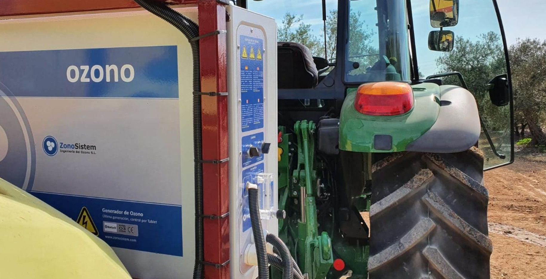 Tratamiento foliar en olivar