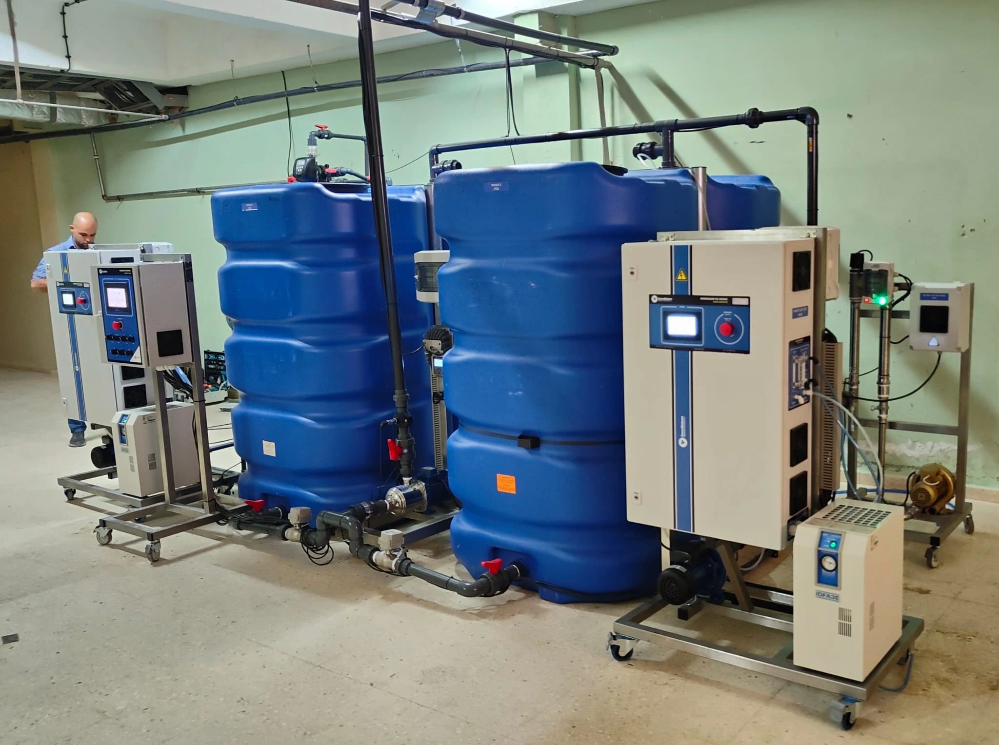 Instalación de tratamiento de agua con ozono del portafolio de ZonoSistem